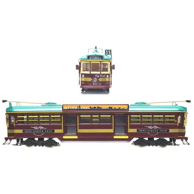 City Circle Tram Melbourne　 置物　オイルキューブ OO GAUGE ELECTRIC City Circle W6 Melbourne Tram 'No. 888' – cooee