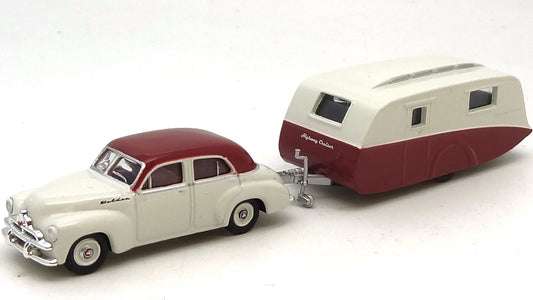 1:87 diecast 1953 FJ sedan with caravan