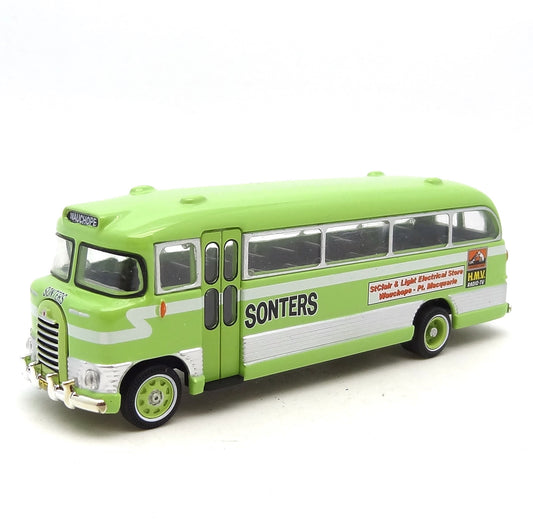 1:87 Aussie 1958 Bedford SONTERS BUS LINES - in display case