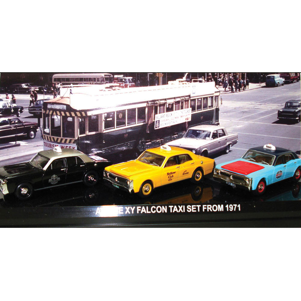 1:64 1971 Falcon taxi 3 piece Gift Set