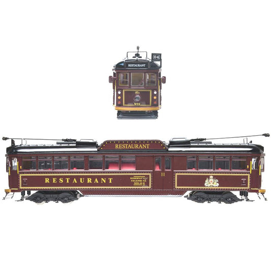 OO GAUGE ELECTRIC W6 Melbourne Restaurant Tram 'No. 938'