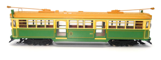 1:76 Diecast W6 Melbourne Tram - Green rattler no. 965