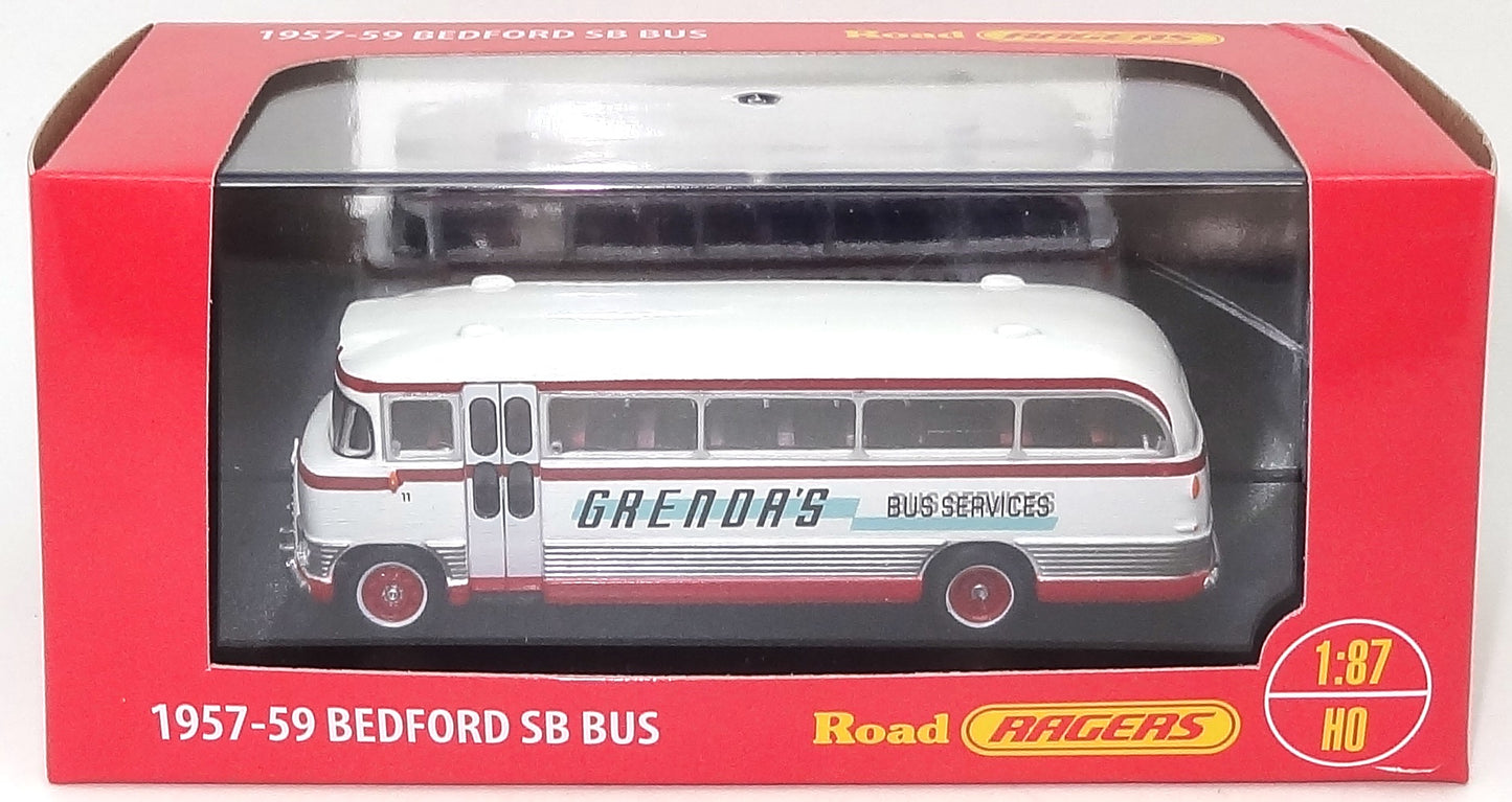 1:87 Aussie 1958 Bedford Bus Grenda's - in display case